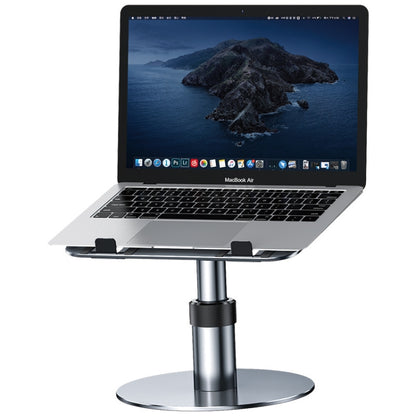 Oatsbasf 03597 Aluminum Alloy Notebook Heightening Bracket Notebook Computer Lifting Heat Dissipation Bracket Mobile Folding Table,Style: Elite Version-Gray - Laptop Stand by Oatsbasf | Online Shopping South Africa | PMC Jewellery | Buy Now Pay Later Mobicred