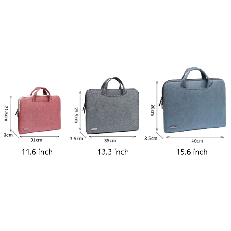 LiSEN LS-116 Simple Laptop Bag Business Laptop Liner Bag, Size: 13.3 inch(Snowflake Nylon Gray) - 13.3 inch by LiSEN | Online Shopping South Africa | PMC Jewellery | Buy Now Pay Later Mobicred