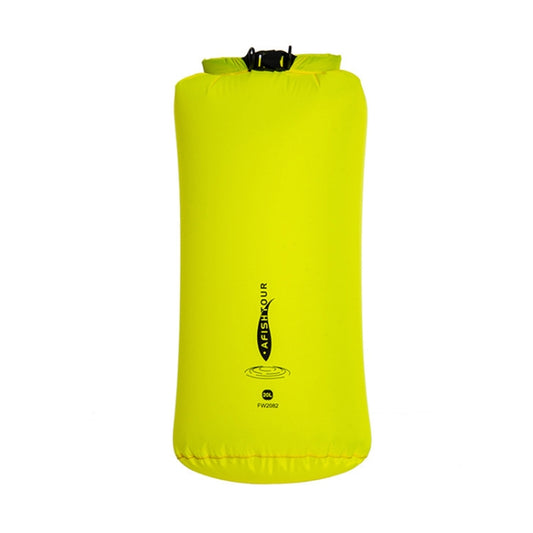 AFISHTOUR Outdoor Bunch Storage Bag Multi-Function Light Thin Waterproof Storage Bag, Size: 20L(Yellow) - Waterproof Bags by PMC Jewellery | Online Shopping South Africa | PMC Jewellery | Buy Now Pay Later Mobicred