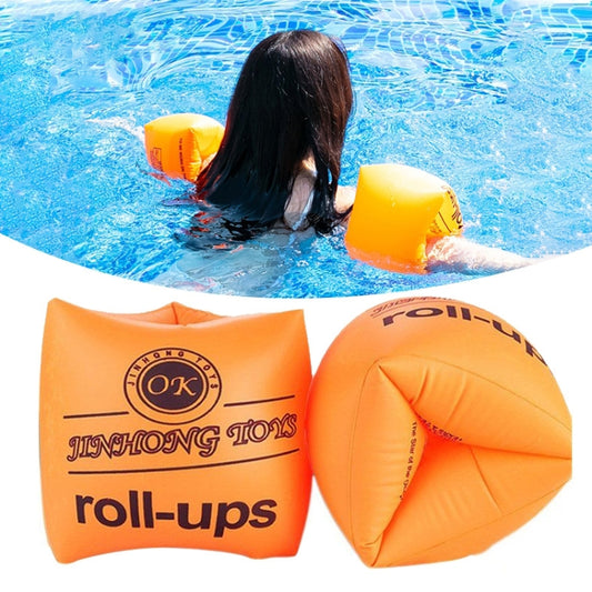 Children Arm Circle Learning Swimming Training Circle Adult Swimming Sleeve Safety Double Air Bag Floating Ring(Orange) - Swimming Rings by PMC Jewellery | Online Shopping South Africa | PMC Jewellery | Buy Now Pay Later Mobicred