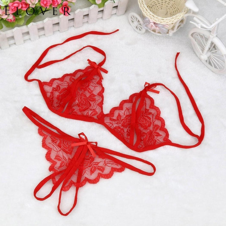 Lady Lotion Open Sexy Lace Three-Point Erotic Lingerie Open Panties Temptation Set(Pink) - Ladies Underwear by PMC Jewellery | Online Shopping South Africa | PMC Jewellery | Buy Now Pay Later Mobicred