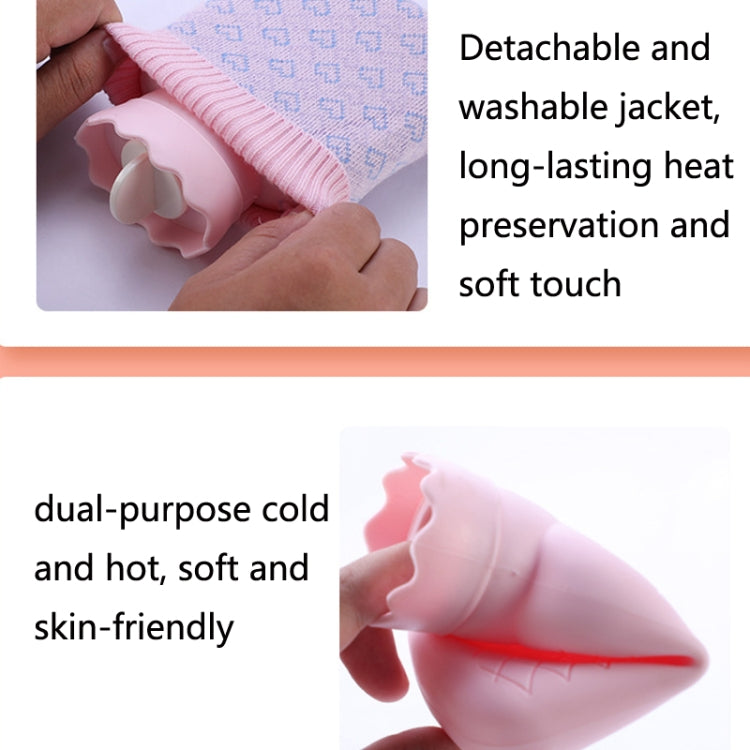 Winter Silicone Hand Warmer Cartoon Cute Water Injection Warm Water Bag, Colour: Light Blue Square - Hot Water Bags by PMC Jewellery | Online Shopping South Africa | PMC Jewellery | Buy Now Pay Later Mobicred