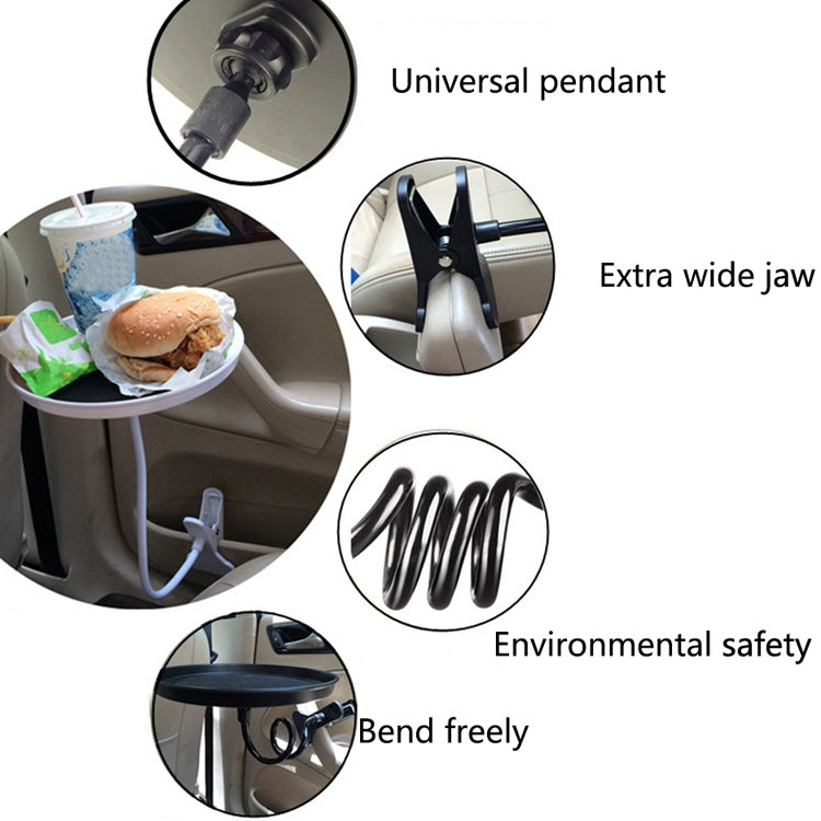 YP-106 Convenient Car PC Tray Car Lazy People Beverage Table(White) - Car Drink Holders by PMC Jewellery | Online Shopping South Africa | PMC Jewellery | Buy Now Pay Later Mobicred