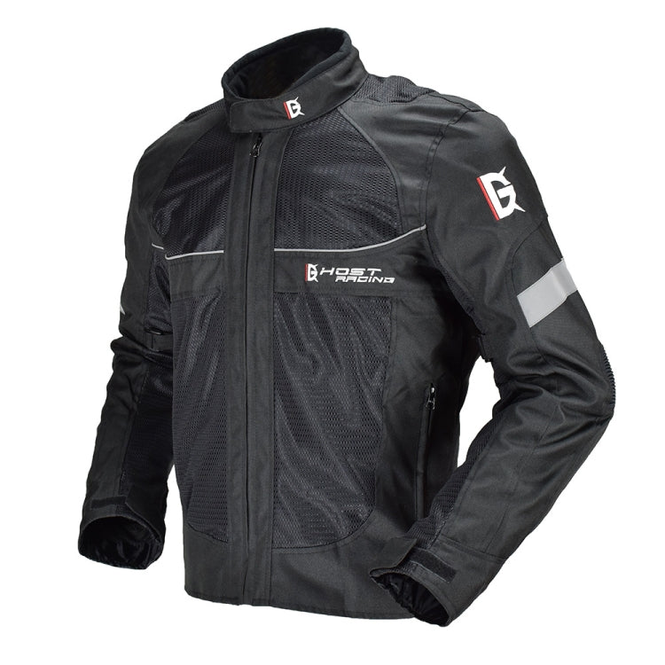 GHOST RACING GR-Y05 Motorcycle Cycling Cloth Men Knight Racing Jacket Keep Warm Anti-Fall Locomotive Off-Road Suit, Size: L(Black) - Protective Gear by GHOST RACING | Online Shopping South Africa | PMC Jewellery | Buy Now Pay Later Mobicred