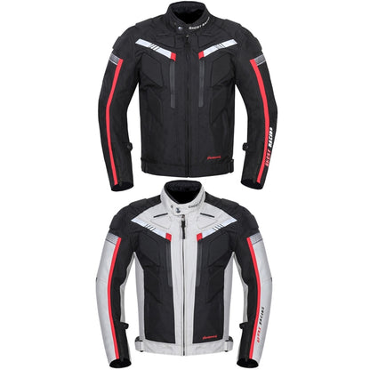 GHOST RACING GR-Y07 Motorcycle Cycling Jacket Four Seasons Locomotive Racing Anti-Fall Cloth, Size: XXXXXL(Black) - Protective Gear by GHOST RACING | Online Shopping South Africa | PMC Jewellery | Buy Now Pay Later Mobicred