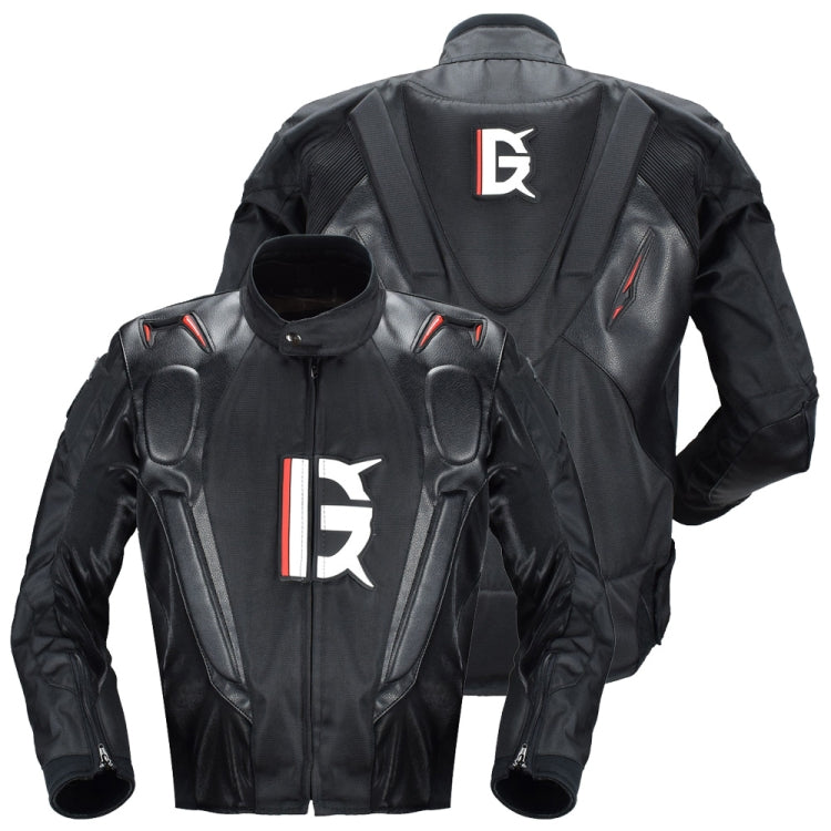 GHOST RACING GR-Y09 Motorcycle Four Seasons Racing Suit Locomotive Riding Anti-Fall Rally Suit, Size: XXL(Black) - Protective Gear by GHOST RACING | Online Shopping South Africa | PMC Jewellery | Buy Now Pay Later Mobicred