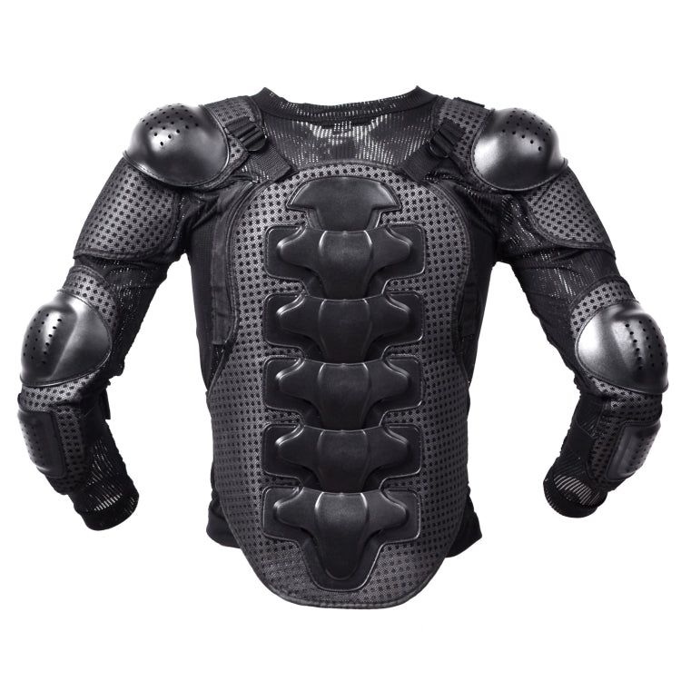 GHOST RACING F060 Motorcycle Armor Suit Riding Protective Gear Chest Protector Elbow Pad Fall Protection Suit, Size: S(Black) - Protective Gear by GHOST RACING | Online Shopping South Africa | PMC Jewellery | Buy Now Pay Later Mobicred