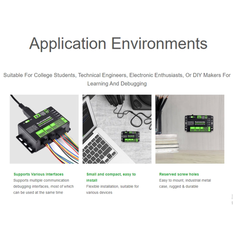 Waveshare 25411 3.3/5V USB To UART/I2C/SPI/JTAG Converter, Supports Multiple Interfaces - Modules Expansions Accessories by Waveshare | Online Shopping South Africa | PMC Jewellery | Buy Now Pay Later Mobicred