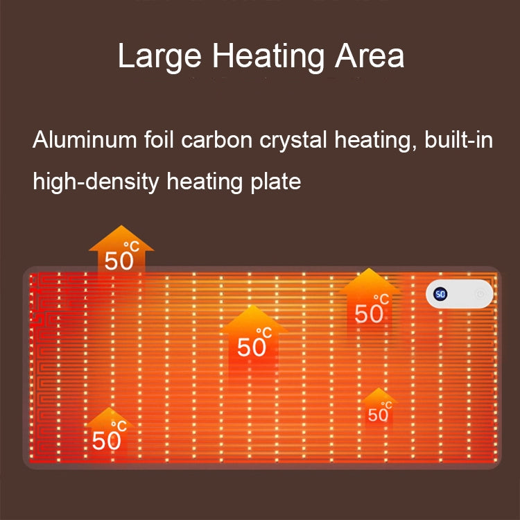 Intelligent Digital Display Timing Heating Mouse Pad Office Desktop Electric Heating Mat, CN Plug, Style:Black 80x33cm - Mouse Pads by PMC Jewellery | Online Shopping South Africa | PMC Jewellery | Buy Now Pay Later Mobicred