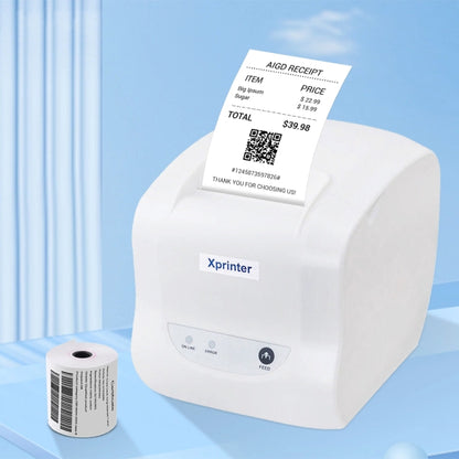 Xprinter XP-D58IIIL 57mm Thermal Label Printer Bill Cashing Printer, Spec: USB+LAN Port(EU Plug) - Printer by Xprinter | Online Shopping South Africa | PMC Jewellery | Buy Now Pay Later Mobicred