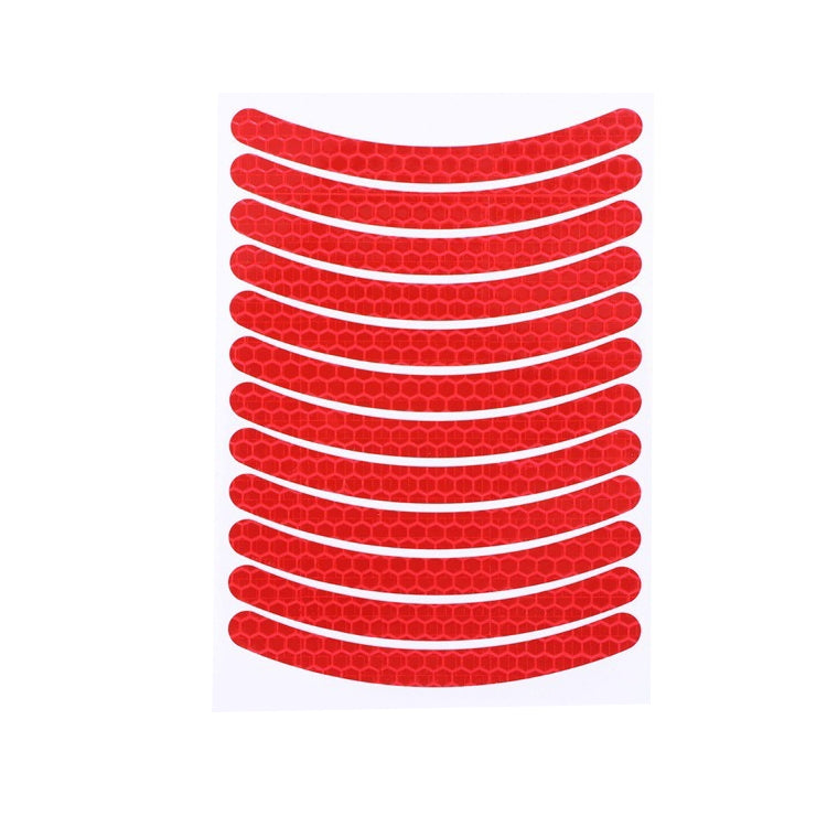 Jg-Phc-12 Children Bicycle Scooter Reflective Sticker Night Warning Riding Contour Sticker(Red) - Decorative Accessories by PMC TechLife | Online Shopping South Africa | PMC TechLife | Buy Now Pay Later Mobicred