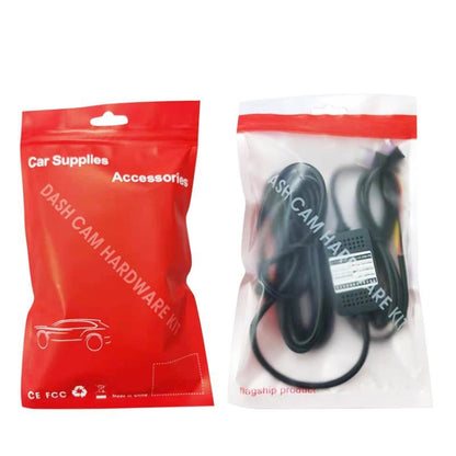 H516 Recording Step-down Line Shrinkage Video Car Charger Line Parking Monitoring Three-Core Power Cord, Model: Without Fuse(Micro Left Elbow) - Cables & Connectors by PMC Jewellery | Online Shopping South Africa | PMC Jewellery | Buy Now Pay Later Mobicred