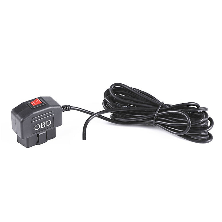 H508 OBD Car Charger Driving Recorder Power Cord 12/24V To 5V With Switch Low Pressure Protection Line, Specification: Mini Right Elbow - Cables & Connectors by PMC Jewellery | Online Shopping South Africa | PMC Jewellery | Buy Now Pay Later Mobicred