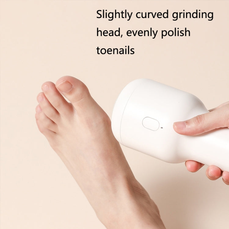 USB Foot Sharpener Peeling Machine with Dead Skin and Calluses Knife(White) - Grinding Tools & Accessories by PMC Jewellery | Online Shopping South Africa | PMC Jewellery | Buy Now Pay Later Mobicred