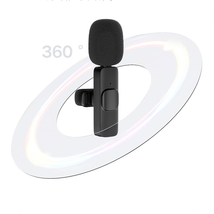 Lavalier Wireless Microphone Mobile Phone Live Video Shooting Small Microphone, Specification: 8 Pin Direct 1 To 2 - Microphone by PMC Jewellery | Online Shopping South Africa | PMC Jewellery | Buy Now Pay Later Mobicred