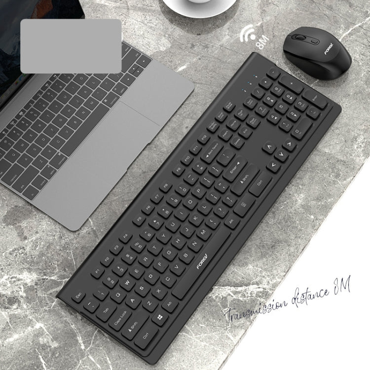 FOREV FV-W306 Wireless Keyboard and Mouse Set(Black) - Wireless Keyboard by FOREV | Online Shopping South Africa | PMC Jewellery | Buy Now Pay Later Mobicred