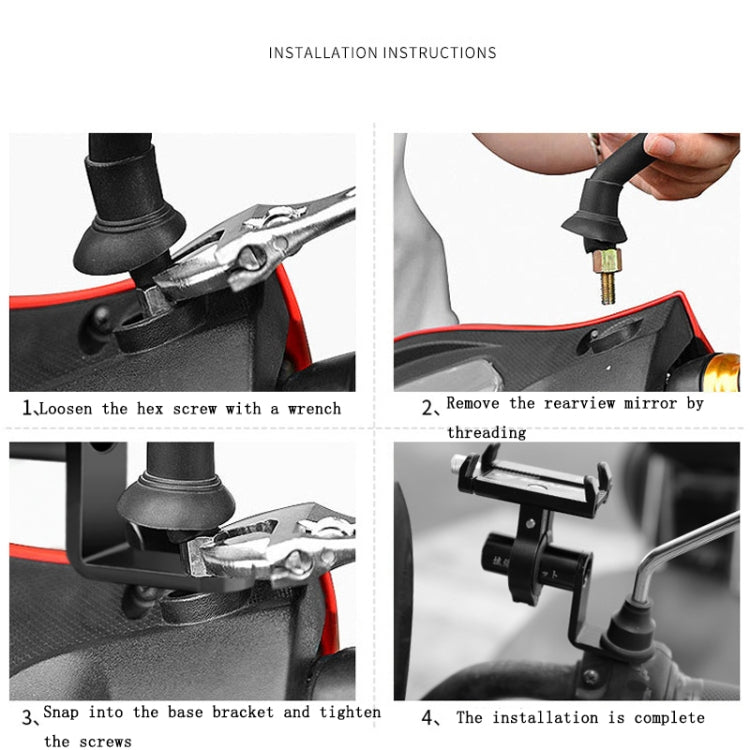Bicycle Aluminum Alloy Conversion Bracket Extension Rack(Black) - Holders by PMC TechLife | Online Shopping South Africa | PMC TechLife | Buy Now Pay Later Mobicred