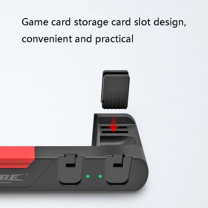 DOBE TNS-0122 4 In 1 Gamepad Charging Dock For Switch OLED(Red Black) - Charger & Power by DOBE | Online Shopping South Africa | PMC Jewellery | Buy Now Pay Later Mobicred