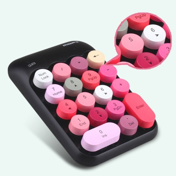 MOFii X910 2.4G 18 Keys 1600 DPI Wireless Numeric  Keypad(Pink) - Wireless Keyboard by MOFii | Online Shopping South Africa | PMC Jewellery | Buy Now Pay Later Mobicred