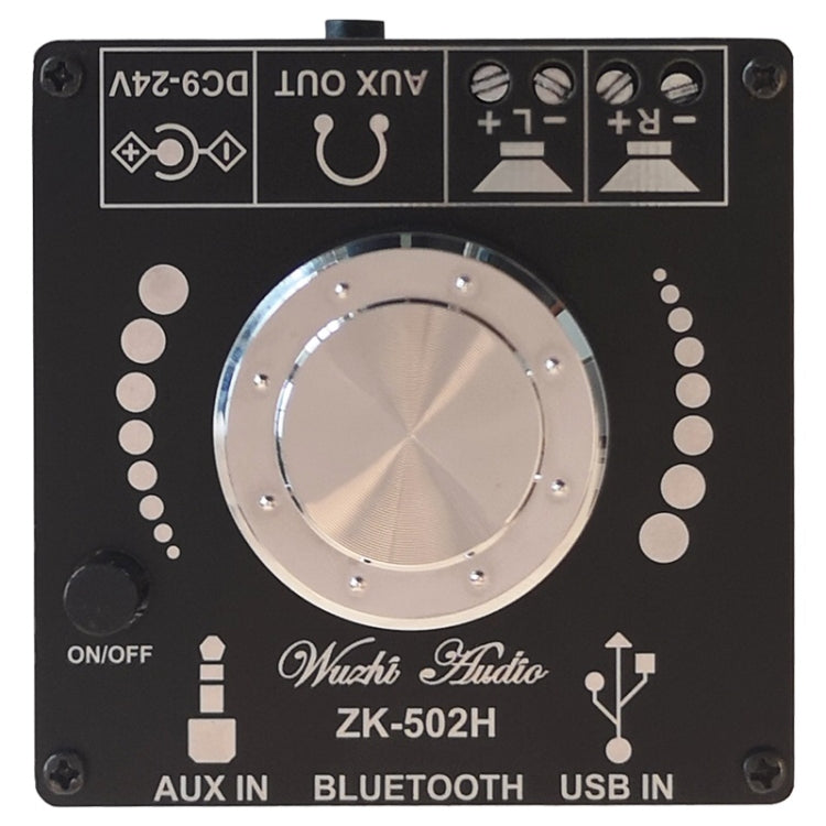 Wuzhi 2.0 Stereo Bluetooth Speaker Power Plate Audio Receiver Module(ZK-502H) - Breadboard / Amplifier Board by PMC TechLife | Online Shopping South Africa | PMC TechLife | Buy Now Pay Later Mobicred
