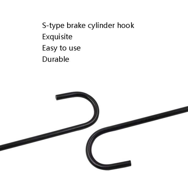 8 PCS S-Type Brake Pump Hanging Hook(Black) - Towing Bars by PMC TechLife | Online Shopping South Africa | PMC TechLife | Buy Now Pay Later Mobicred