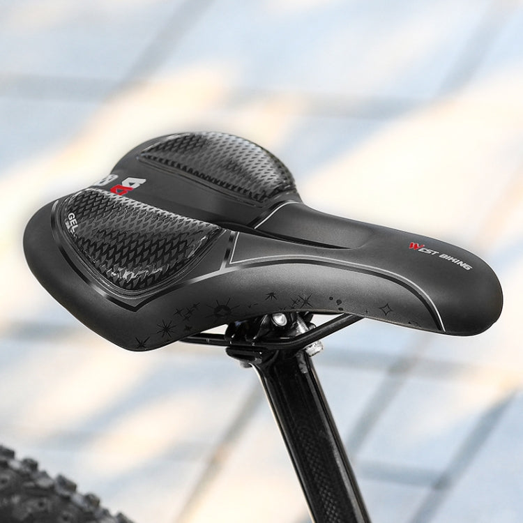 WEST BIKING Bicycle Riding Comfortable Silicone Saddle, Style: Fish Scale (Sponge) - Bicycle Saddle by WEST BIKING | Online Shopping South Africa | PMc TechLife | Buy Now Pay Later Mobicred