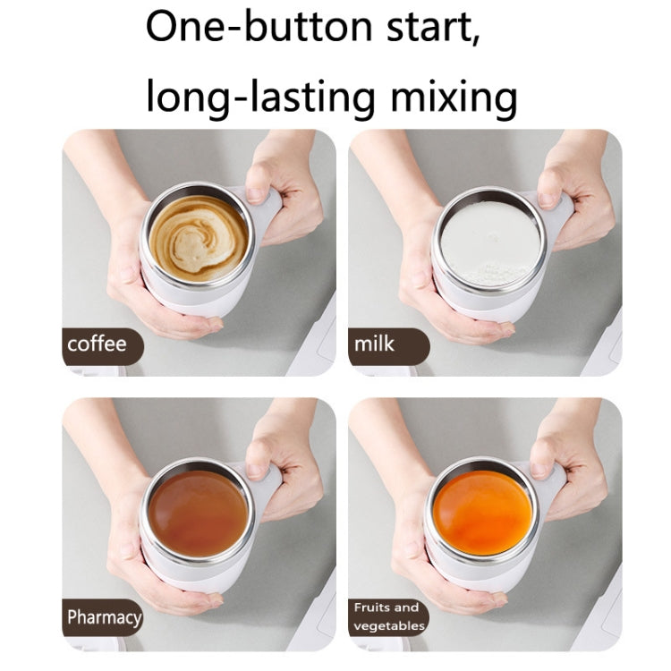 A223 Stainless Steel Automatic Magnetized Coffee Mixing Cup(Brown) - free shipping - PMC TechLife - Order now!
