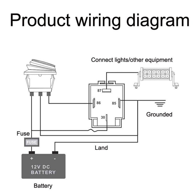 5 Sets JD2912 4 Pin Car Relay With Fuse, Rated voltage: 12V - Relays by PMC Jewellery | Online Shopping South Africa | PMC Jewellery | Buy Now Pay Later Mobicred