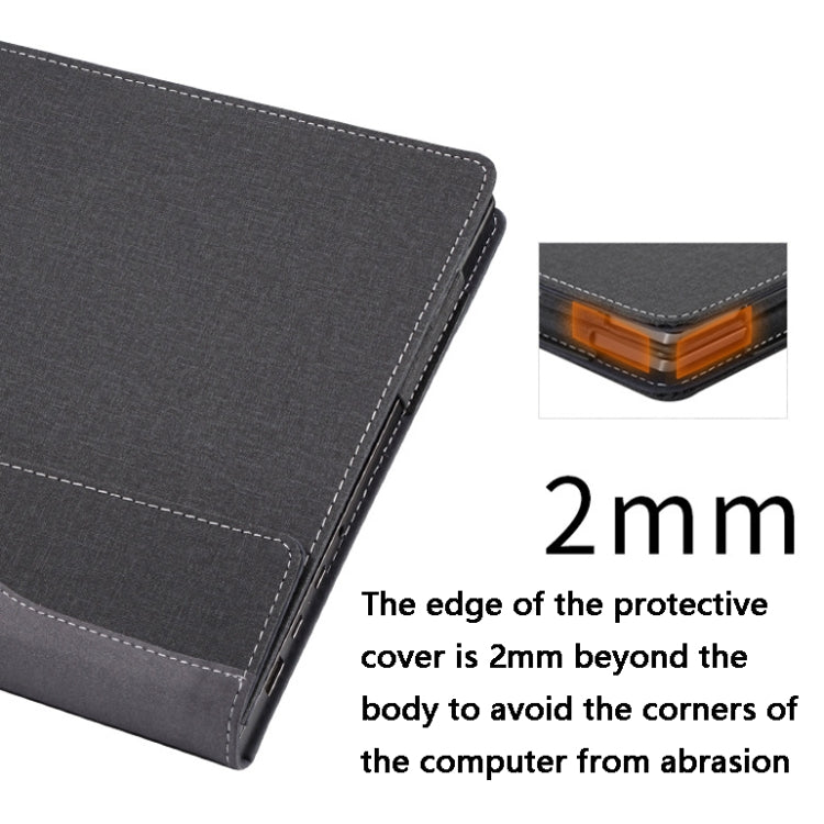 PU Leather Laptop Protection Sleeve For HP Spectre X360 15-EB(Wine Red) - Other by PMC Jewellery | Online Shopping South Africa | PMC Jewellery | Buy Now Pay Later Mobicred