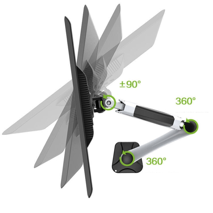 Gibbon Mounts Desktop Lifting Rotating Computer Monitor Stand, Specification Table Clip Black GM112C - free shipping - PMC Jewellery - Order now!