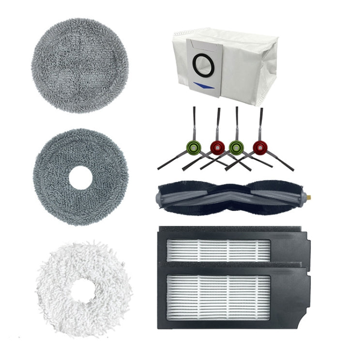 2 PCS Upgrade All Hair  Rag  Accessories For Ecovacs Deebot X1 - For ECOVACS Accessories by PMc TechLife | Online Shopping South Africa | PMc TechLife | Buy Now Pay Later Mobicred