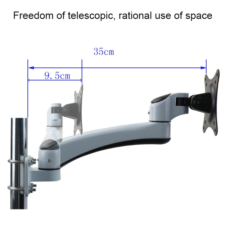 Gibbon Mounts FE111B Punch-Free Wall-Mounted Computer Monitor Stand - Laptop Stand by Gibbon Mounts | Online Shopping South Africa | PMC Jewellery | Buy Now Pay Later Mobicred