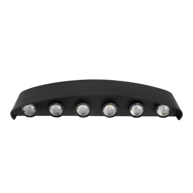 12 LEDs Garden Aluminum Double Head Wall Light(Warm White Light) - Wall Lamps by PMc TechLife | Online Shopping South Africa | PMc TechLife | Buy Now Pay Later Mobicred