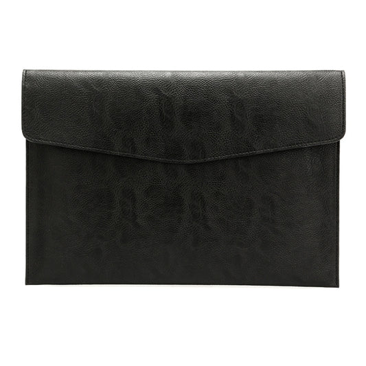 PU Leather Litchi Pattern Sleeve Case For 13.3 Inch Laptop, Style: Single Bag ( Black) - 13.3 inch by PMC Jewellery | Online Shopping South Africa | PMC Jewellery | Buy Now Pay Later Mobicred