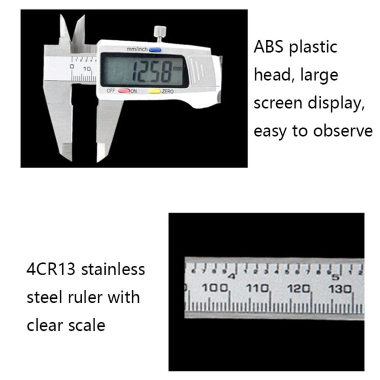 JS-04 Stainless Steel Electronic Digital Caliper, Specification: 0-150mm - Measuring Tools by PMC Jewellery | Online Shopping South Africa | PMC Jewellery | Buy Now Pay Later Mobicred