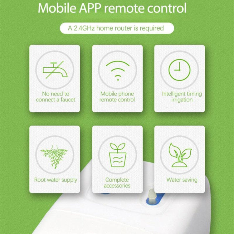 WD-01ADE WIFI Gardening Drip Irrigation Controller, Specification: Double Pump 15 Pots(AU Plug) - Watering & Irrigation by PMc TechLife | Online Shopping South Africa | PMc TechLife | Buy Now Pay Later Mobicred
