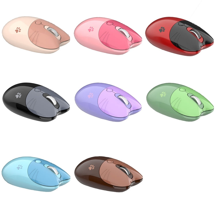 M3 3 Keys Cute Silent Laptop Wireless Mouse, Spec: Bluetooth Wireless Version (Green) - Wireless Mice by PMC Jewellery | Online Shopping South Africa | PMC Jewellery | Buy Now Pay Later Mobicred