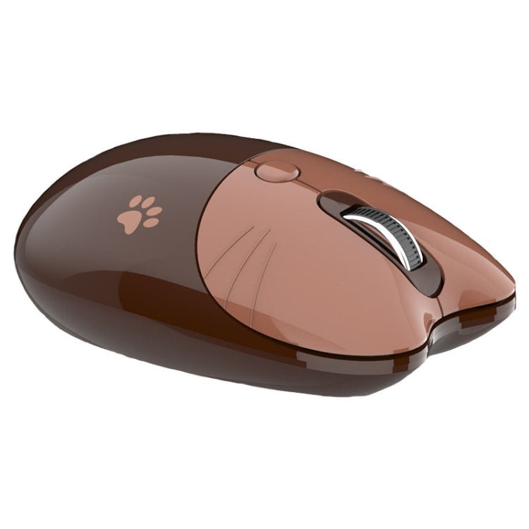 M3 3 Keys Cute Silent Laptop Wireless Mouse, Spec: Bluetooth Wireless Version (Brown) - Wireless Mice by PMC Jewellery | Online Shopping South Africa | PMC Jewellery | Buy Now Pay Later Mobicred