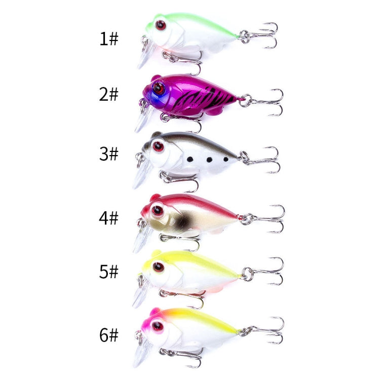 4 PCS HENGJIA CB051 4cm / 5.2g Small Fat Lure Bait(5) - Fishing Lures by HENGJIA | Online Shopping South Africa | PMC TechLife | Buy Now Pay Later Mobicred