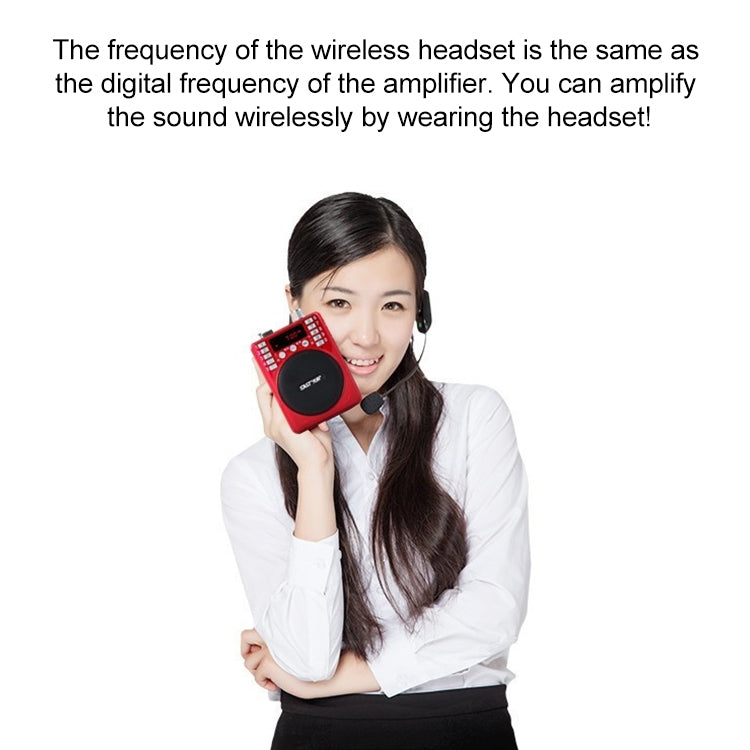 FM Microphone Wireless Headset Small Amplifier Head-Worn Microphone - Microphone by PMC TechLife | Online Shopping South Africa | PMC TechLife | Buy Now Pay Later Mobicred