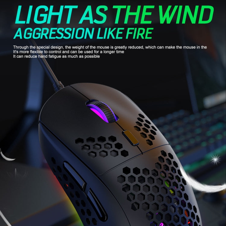 FREEDOM-WOLF T60 62 Keys RGB Gaming Mechanical Keyboard Mouse Set, Cable Length:1.6m( Blue Green Shaft) - Wired Keyboard by FREEDOM-WOLF | Online Shopping South Africa | PMC Jewellery | Buy Now Pay Later Mobicred