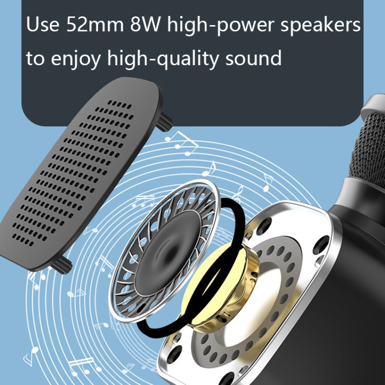 DS813 Live Wireless Bluetooth Microphone(Yellow) - Microphone by PMC Jewellery | Online Shopping South Africa | PMC Jewellery | Buy Now Pay Later Mobicred