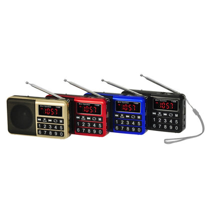 Y-928 FM Radio LED Display MP3 Support  TF Card U Disk(Red) - Radio Player by PMC Jewellery | Online Shopping South Africa | PMC Jewellery | Buy Now Pay Later Mobicred