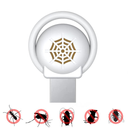 USB Car Mouse Repellent Ultrasonic Mosquito Insect Repellent With Atmosphere Light( White) - Outdoor Insect Repellent by PMC Jewellery | Online Shopping South Africa | PMC Jewellery | Buy Now Pay Later Mobicred