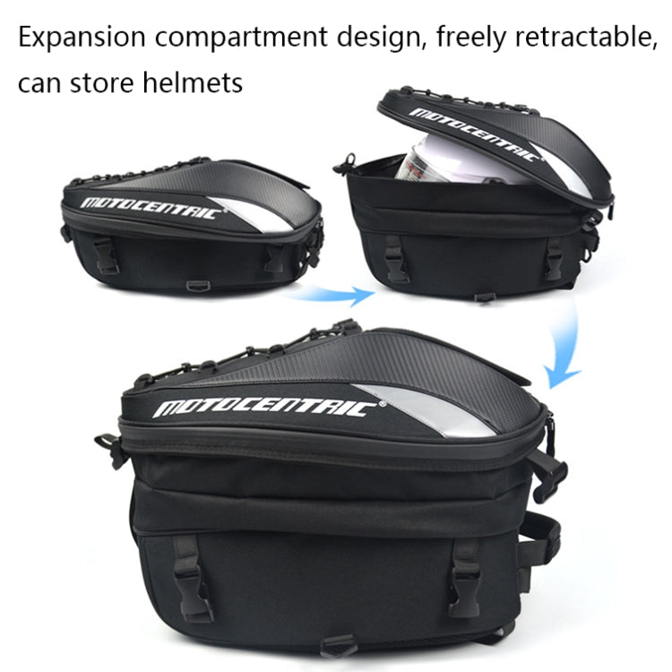 MOTOCENTRIC 11-MC-0102 Motorcycle Rear Seat Helmet Bag(Blue) - Bags & Luggages by MOTOCENTRIC | Online Shopping South Africa | PMC Jewellery | Buy Now Pay Later Mobicred
