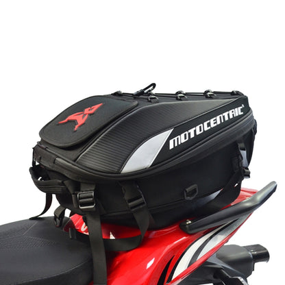MOTOCENTRIC 11-MC-0102 Motorcycle Rear Seat Helmet Bag(Red) - Bags & Luggages by MOTOCENTRIC | Online Shopping South Africa | PMC Jewellery | Buy Now Pay Later Mobicred