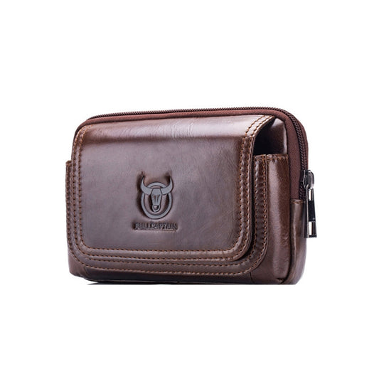 BULL CAPTAIN  Leather Multifunctional Waist Bag For Men(Brown-09) - Wallets by BULL CAPTAIN | Online Shopping South Africa | PMC Jewellery | Buy Now Pay Later Mobicred