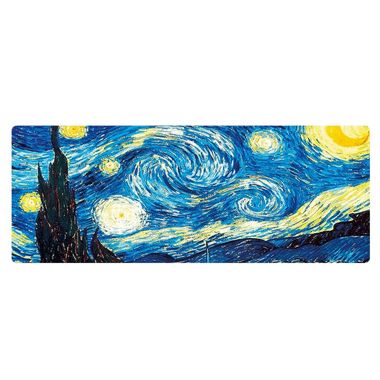 400x900x4mm Locked Am002 Large Oil Painting Desk Rubber Mouse Pad(Starry Sky) - Mouse Pads by PMC Jewellery | Online Shopping South Africa | PMC Jewellery | Buy Now Pay Later Mobicred