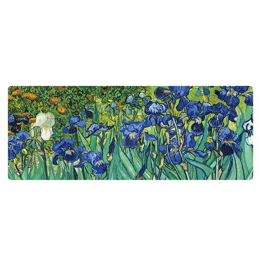 400x900x4mm Locked Am002 Large Oil Painting Desk Rubber Mouse Pad(Iris) - Mouse Pads by PMC Jewellery | Online Shopping South Africa | PMC Jewellery | Buy Now Pay Later Mobicred