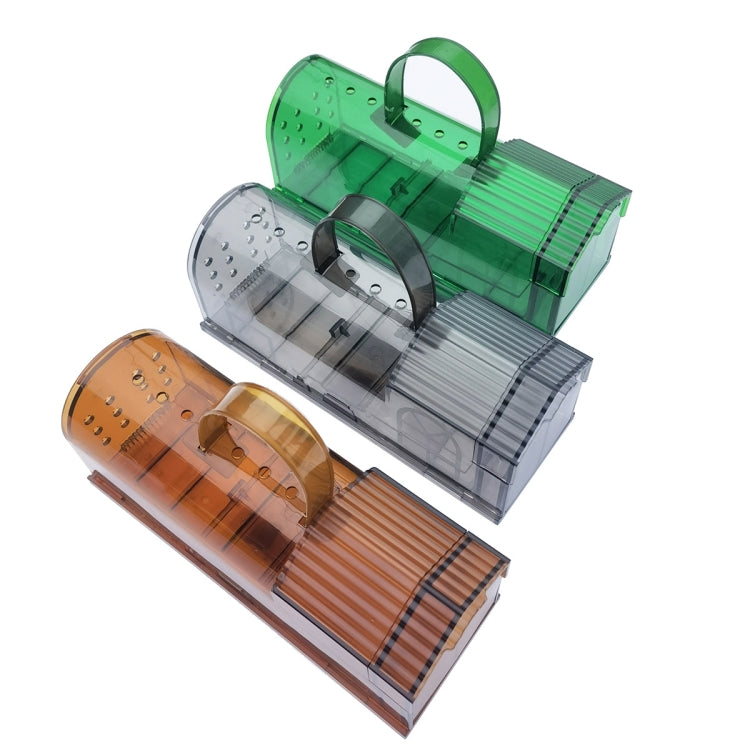 2 PCS  Large Plastic Mousetrap Mouse Cage Pedal Trap(Grey) - Traps by PMC TechLife | Online Shopping South Africa | PMC TechLife | Buy Now Pay Later Mobicred